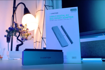 LENTION USB C Hub for New iPad Pro/ Air(CB-CS17)