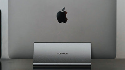 LENTION Aluminum Space-Saving Vertical Desktop Stand (Stand-LS1)