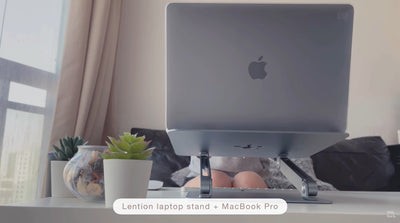 unboxing macbook pro accessories | Lention laptop stand L5