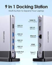 LENTION Universal USB-C Docking Station 4K60Hz (CB-D53s)