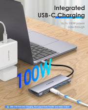 LENTION 7-in-1 USB C Hub with 4K HDMI and SD Card Reader More (CB-C36B)