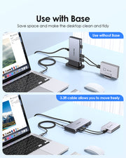 LENTION Universal USB-C Docking Station 4K60Hz (CB-D53s)