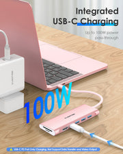 LENTION 7-in-1 USB C Hub with 4K HDMI and SD Card Reader More (CB-C36B)