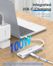 LENTION 7-in-1 USB C Hub with 4K HDMI and SD Card Reader More (CB-C36B)