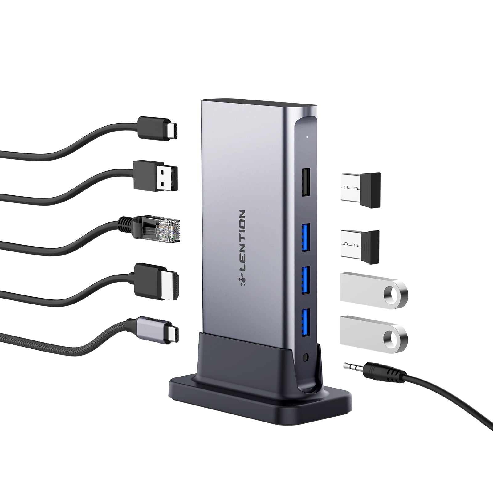 LENTION Universal USB-C Docking Station 4K60Hz|Lention