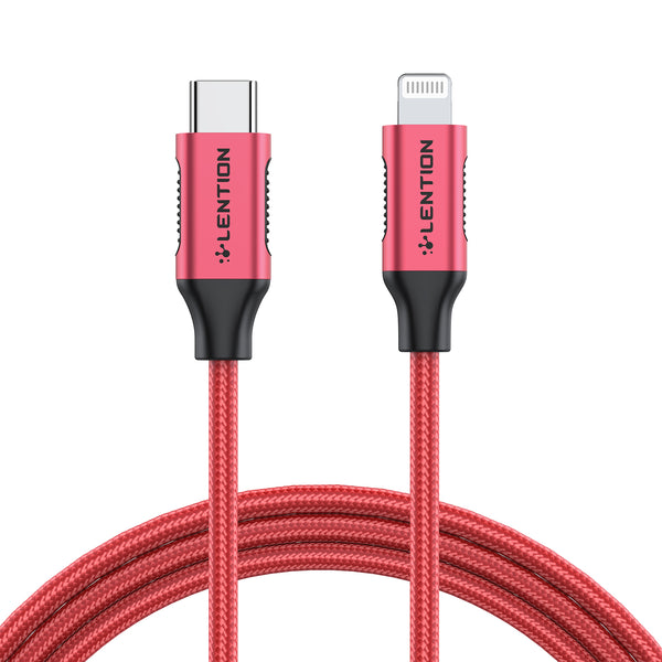 LENTION USB-C to Lighting Non-Slip Series 3A Cable (CB-CLN-3A1M)