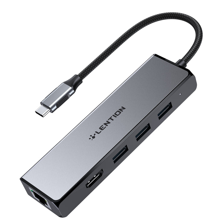 LENTION USB-C to USB 3.0 Hub with 4K HDMI|Lention