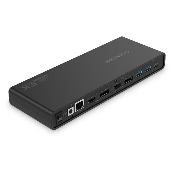 LENTION 5K USB C & USB A Docking Station with HDMI, DisplayPort Dual 4K Displays, Gigabit Ethernet, Audio Adapter, 6 USB 3.0 (D92)