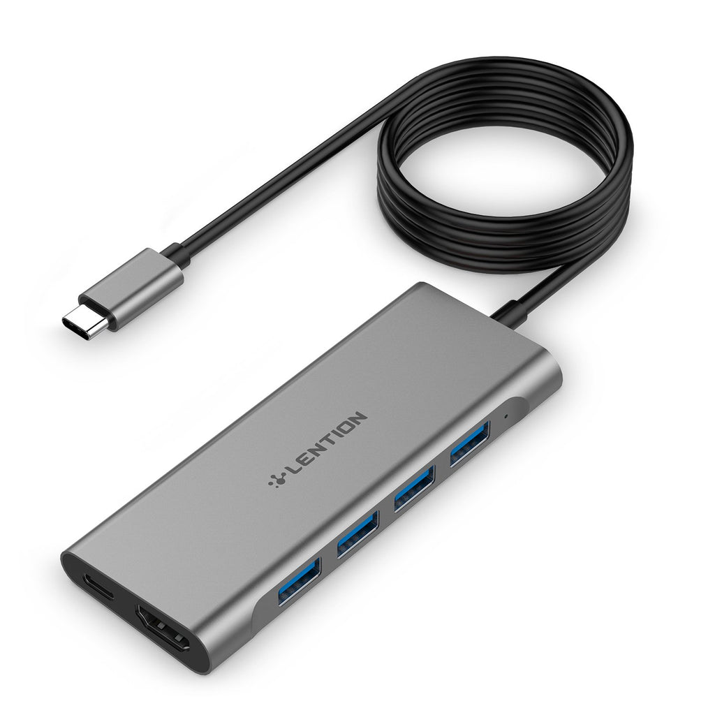 DERE Multifunctional Portable Docking Station USB Hub USB-C 11 in